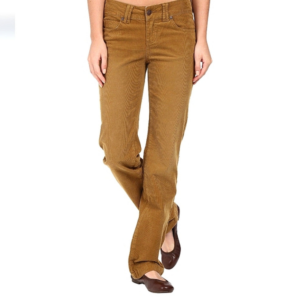 Prana corduroy low rise bootcut strech pants/ jeans women's size 4